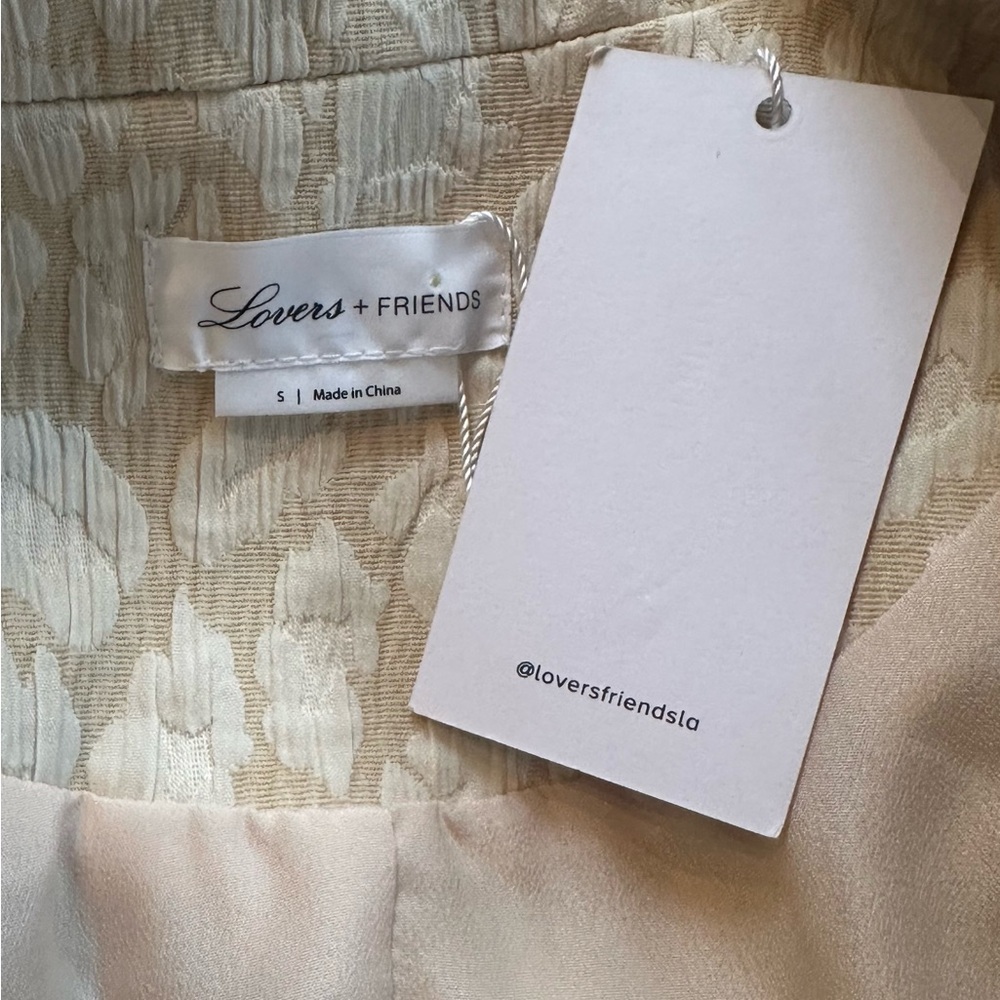 Lovers+Friends “Jay” Blazer Dress In Neutral Leopard Size Small New With Tag! - Picture 11 of 12